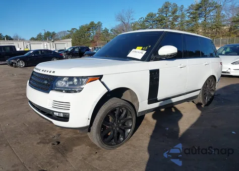 2015 Land Rover Range Rover 3.0L V6 Supercharged Hse z USA, uszkodzony, nr VIN SALGS2VF6FA206422